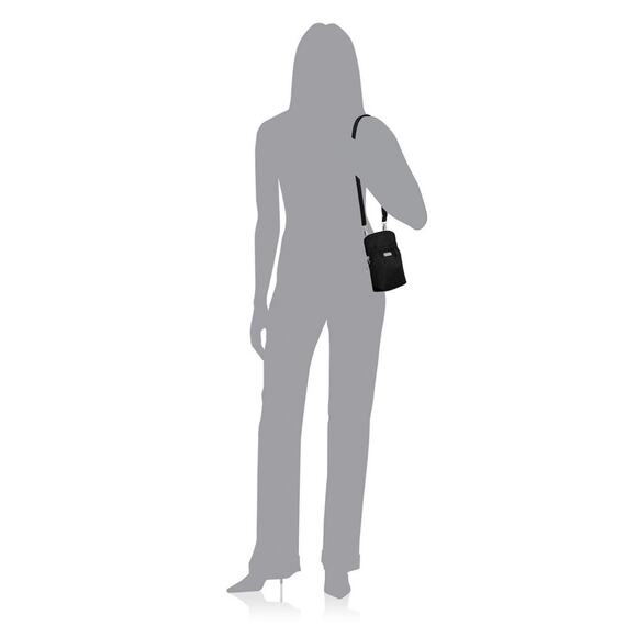Baggallini Bryant Pouch RFID Anti-Theft Black Crossbody/Waist/Shoulder Bag - Picture 4 of 13